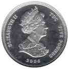 5 Pounds - Elizabeth II (80th Birthday; Silver Proof Issue)