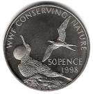 50 Pence - Elizabeth II (Frigate birds; Silver Proof Issue)