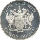 20 Dollars - Elizabeth II (Battle of the Saints; Silver Proof Issue)