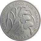 4 Dollars - Elizabeth II (FAO)