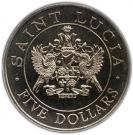 5 Dollars - Elizabeth II (Papal Visit)