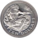 10 Dollars - Elizabeth II (Independence - Silver Proof Issue)