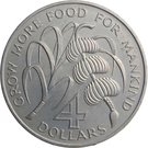 4 Dollars - Elizabeth II (FAO)