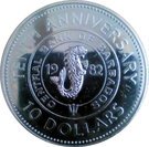 10 Dollars - Elizabeth II (Central Bank)