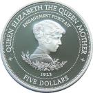 5 Dollars - Elizabeth II (1923 Engagement; Silver Proof Issue)