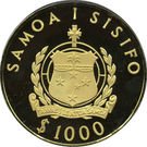 1000 Tala - Tanumafili II (South Pacific Games)