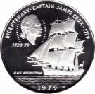 10 Tālā - Tanumafili II (Captain James Cook; Silver Proof Issue)