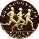 100 Tala - Tanumafili II (IX Commonwealth Games; Gold)