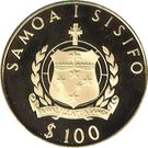 100 Tala - Tanumafili II (Olympic Games)