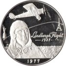1 Tālā - Tanumafili II (Charles Lindbergh; silver type)