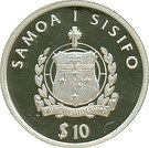 10 Tālā - Tanumafili II (Spanish Peseta)