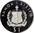 1 Tālā - Tanumafili II (Charles Lindbergh; silver type)