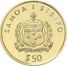 50 Tala - Tanumafili II (Discus Thrower)