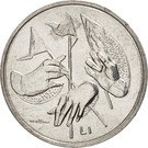 1 Lira (Hands with Flags)
