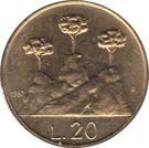 20 Lire (Resumption of Coinage)