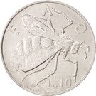 10 Lire (Honeybee; FAO)