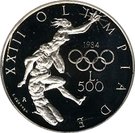 500 Lire (1984 Summer Olympics)
