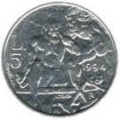 5 Lire (Marinus and Saint Leo)