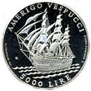 5000 Lire (Amerigo Vespucci)