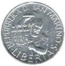 1 Lira (Marinus at Monte Titano)