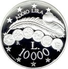 10 000 Lire (Last Lire Coinage)