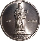1000 Lire (Resumption of Coinage)