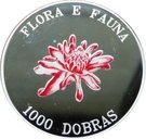 1000 Dobras (Flora and Fauna - Porcelain Rose)