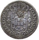 6 Vinténs - Pedro V (Countermark "Small Crown" over 6 Vinténs, Portugal)