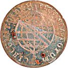 XL Réis - Pedro V ("Small Crown" countermark )