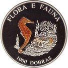1000 Dobras (Flora and Fauna - Seahorse and crab)