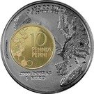2 000 Dobras / 1 Euro (Finland 10 Penni)