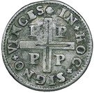 Tostão - Pedro V (Countermark "Small Crown" over LXXX, Portugal)