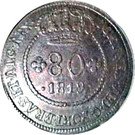 80 Reis - Joao VI (Bahia mint)