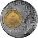 2 000 Dobras / 1 Euro (Germany - 5 Pfennig)