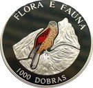 1000 Dobras (Flora and Fauna - Black Kite)