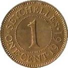 1 Cent - Elizabeth II (1st portrait)