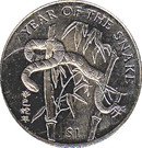 1 Dollar (Year of the snake)