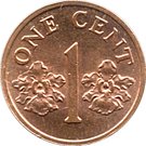 1 Cent (ribbon upwards)