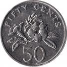50 Cents (ribbon downwards)