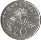20 Cents (ribbon downwards)