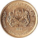 5 Cents (ribbon upwards)