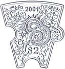 2 Dollars (Year of the Snake)