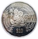 10 Dollars (Year of the Rat)
