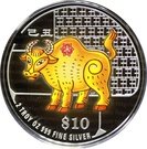 10 Dollars (Year of the Ox)
