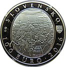100 Euro (Bratislava Coronations - 275th anniversary of the coronation of Maria Theresa)