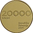20 000 Tolarjev (Slovenia and the Tolar Anniversary)