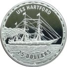 25 Dollars - Elizabeth II (USS Hartford)