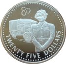 25 Dollars - Elizabeth II (Queen Elizabeth as Red Cross Nurse)