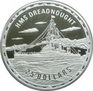 25 Dollars - Elizabeth II (HMS Dreadnought)