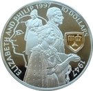 10 Dollars - Elizabeth II (Golden Wedding Anniversary)